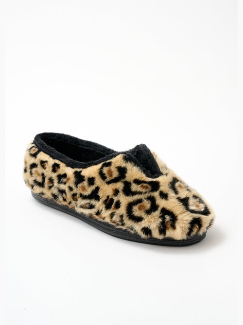 Chaussons à enfiler grande largeur - Afibel - Kiabi