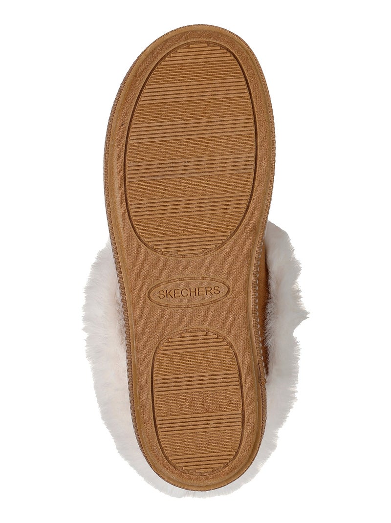 Chaussons à Enfiler Skechers Cozy Campfire Winter Night Marron - Kiabi