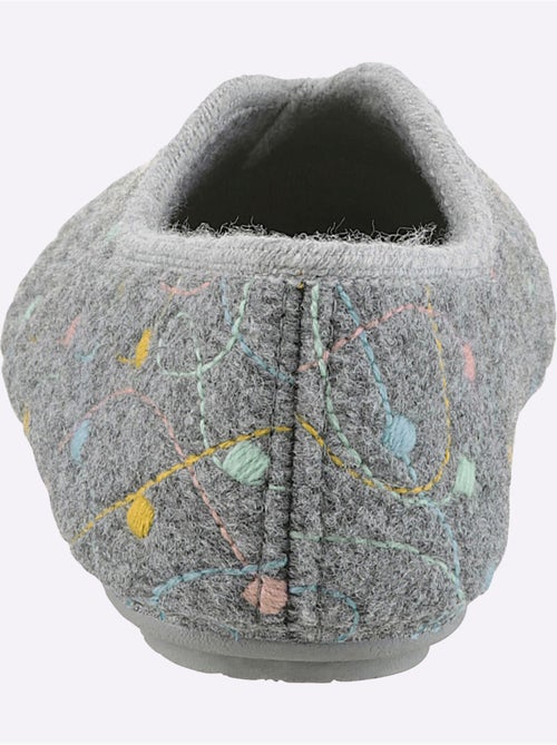 Chaussons à la coupe en v avec motif à pois colorés - taille standard - witt - Kiabi Chaussons à la coupe en v avec motif à pois colorés - taille standard - witt - Kiabi