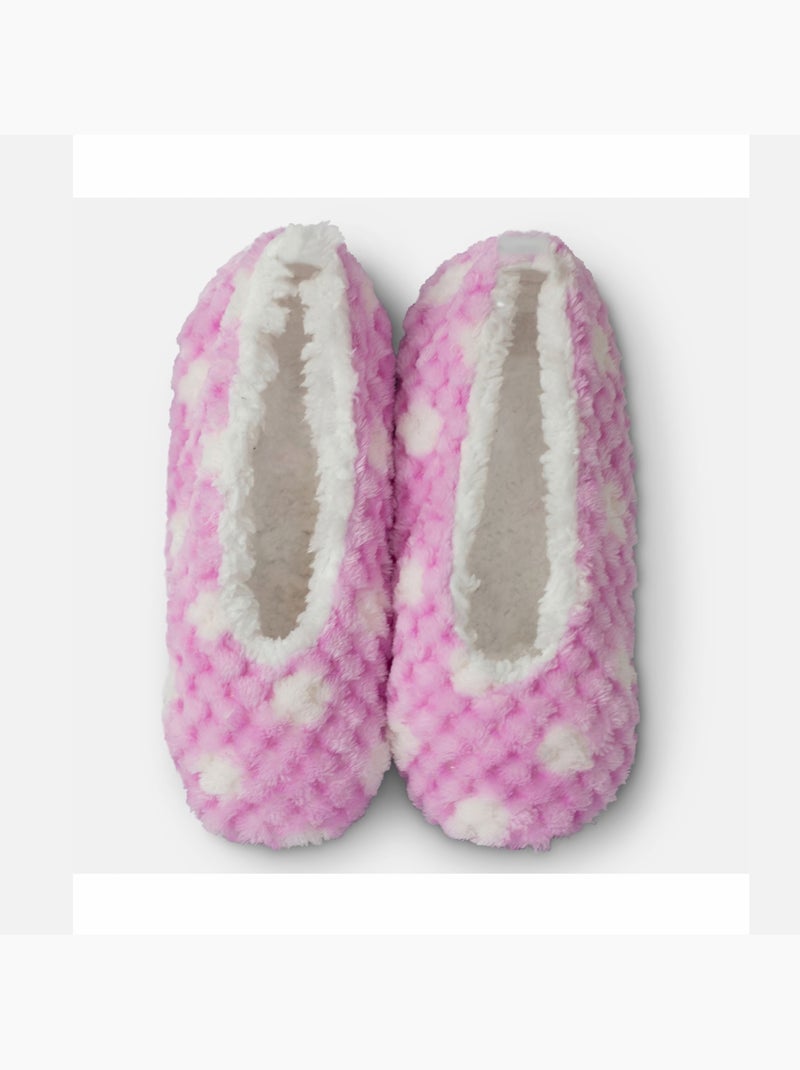 Chaussons à motifs Kebello Rose - Kiabi