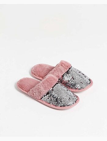Chaussons à paillettes pour femmes ADMAS