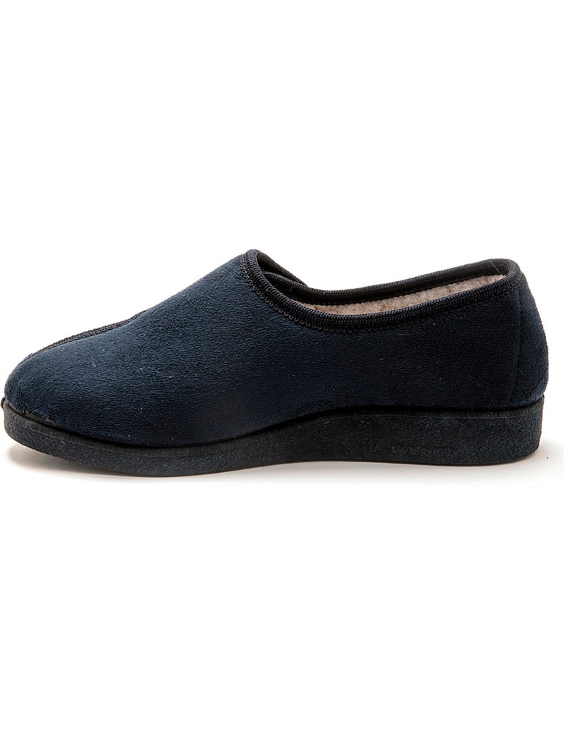 Chaussons à patte auto-agrippante - PEDICONFORT Bleu marine - Kiabi