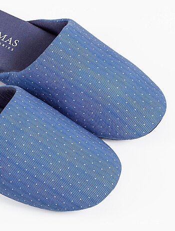 Chaussons à rayures et à pois pour hommes ADMAS
