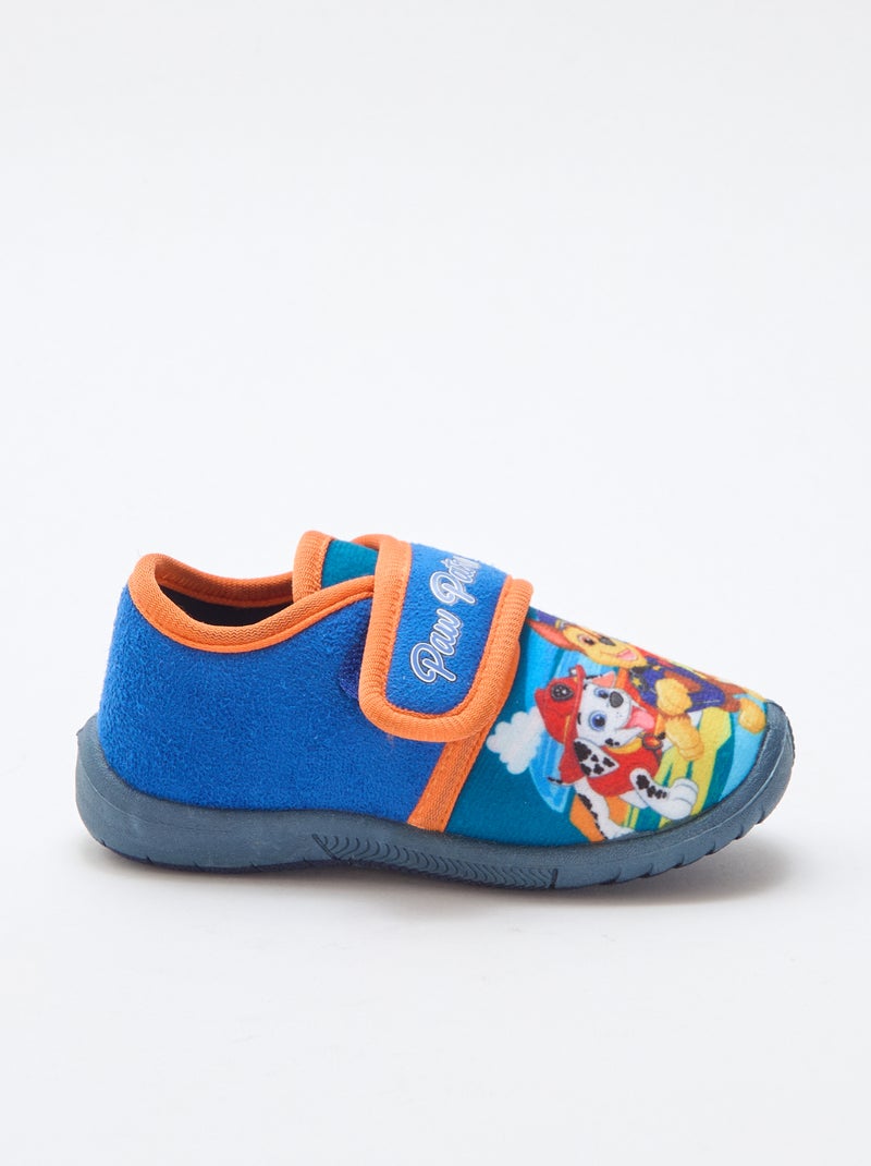 Chaussons à scratch 'Pat' patrouille' Bleu - Kiabi