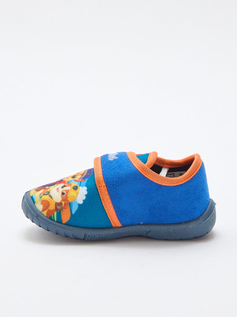 Chaussons à scratch 'Pat' patrouille' Bleu - Kiabi