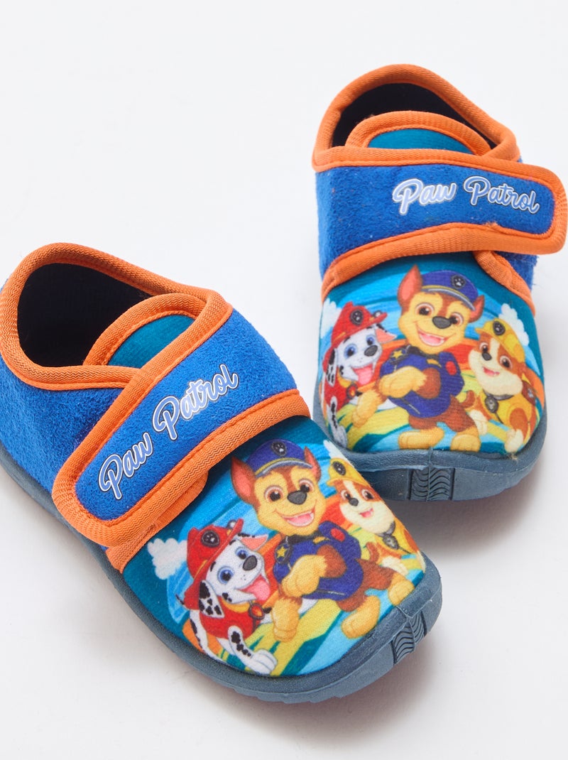 Chaussons à scratch 'Pat' patrouille' Bleu - Kiabi