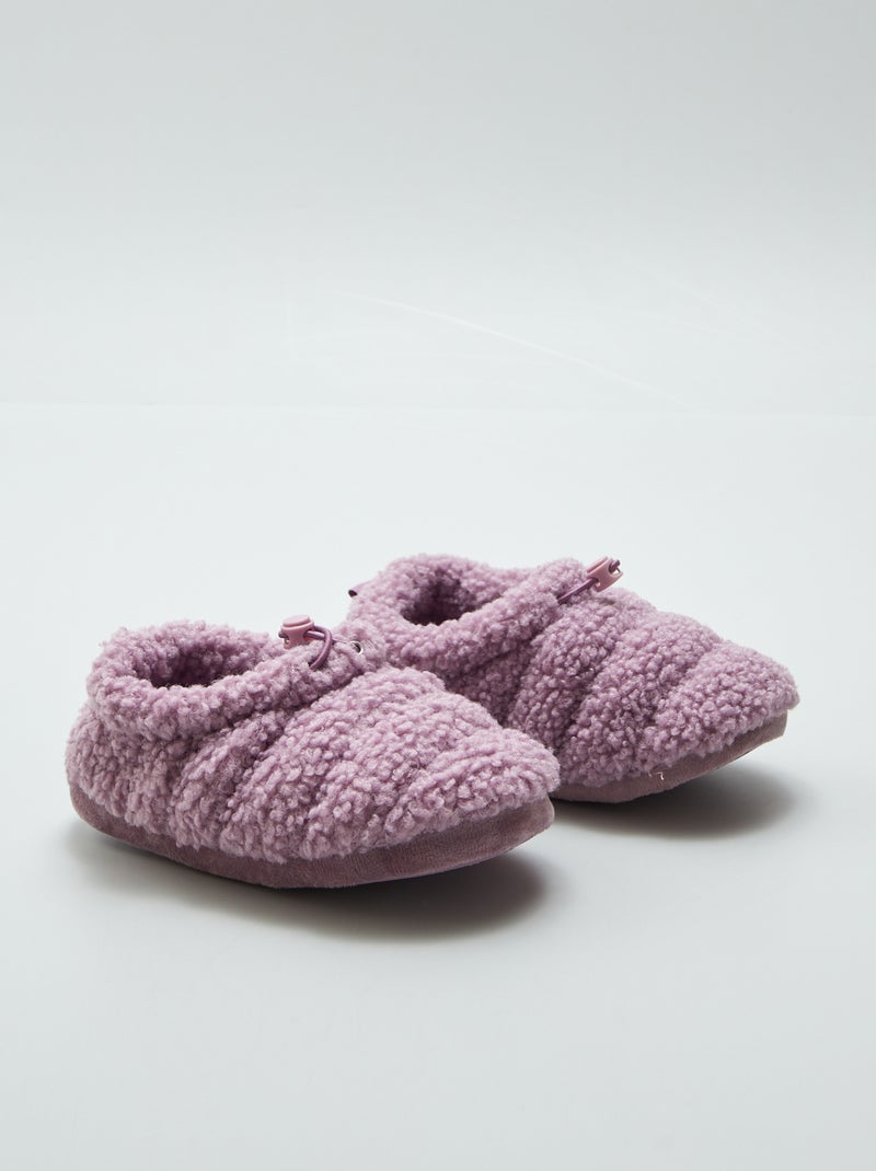 Chaussons ajustables Rose - Kiabi