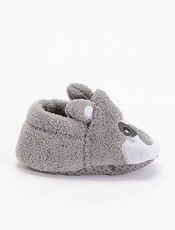 Chaussons animaux chauds