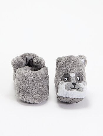 Chaussons animaux chauds