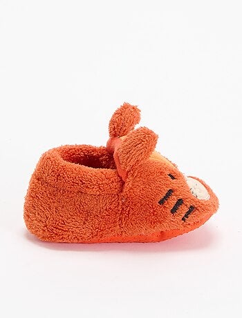 Chaussons animaux chauds