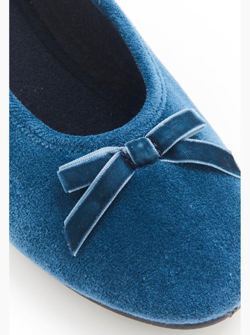 Chaussons aspect velours - Damart - Kiabi