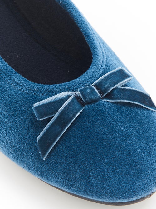 Chaussons aspect velours - Damart - Kiabi