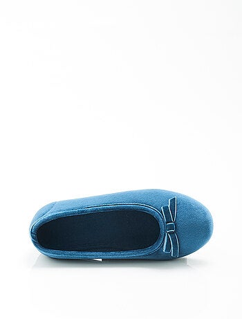 Chaussons aspect velours - Damart