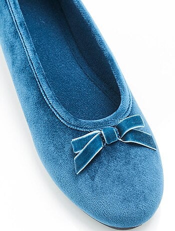 Chaussons aspect velours - Damart