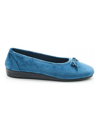 Chaussons aspect velours - Damart