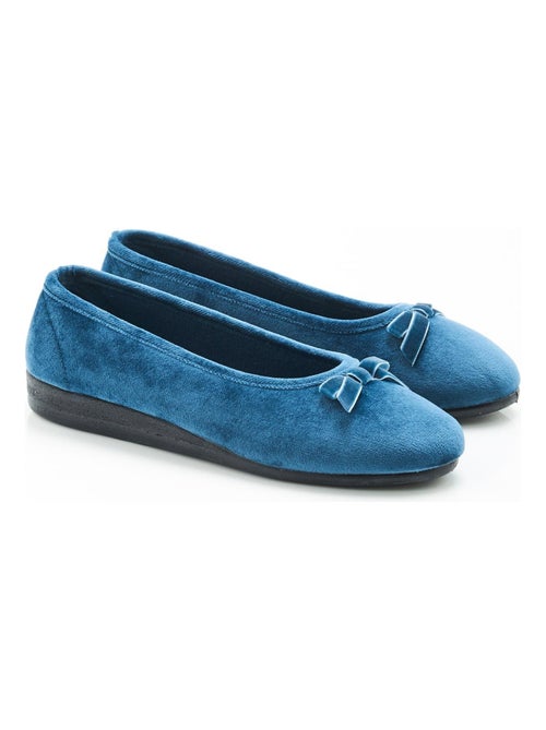 Chaussons aspect velours - Damart - Kiabi