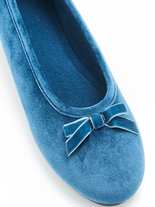 Chaussons aspect velours - Damart - Kiabi