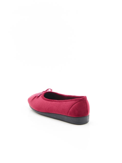 Chaussons aspect velours - Damart - Kiabi