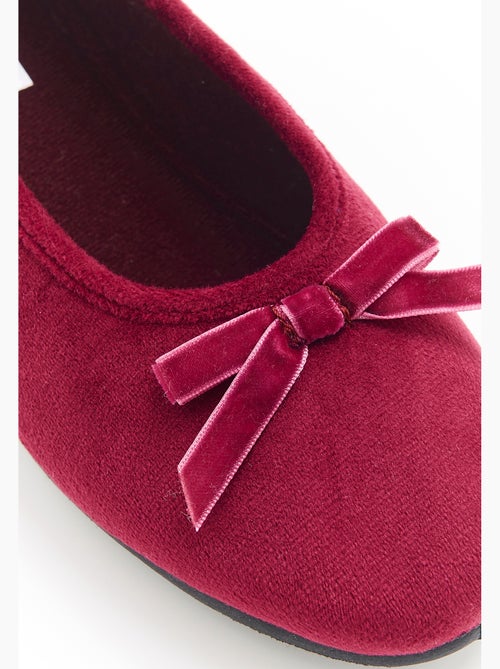 Chaussons aspect velours - Damart - Kiabi