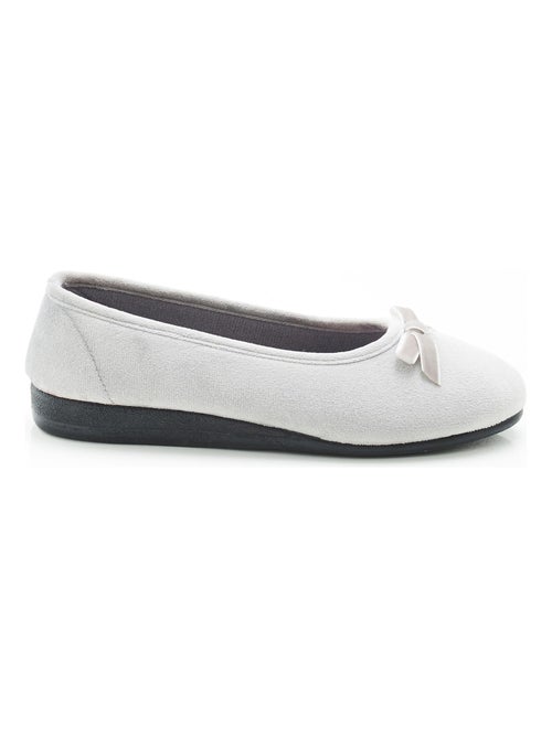 Chaussons aspect velours - Damart - Kiabi