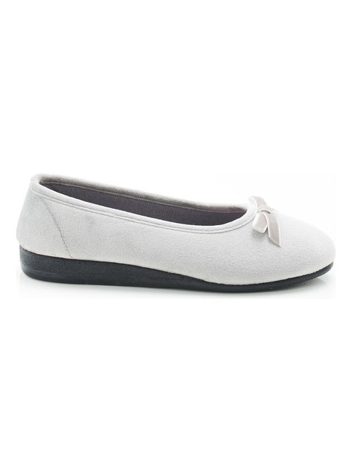 Chaussons aspect velours - Damart - Kiabi