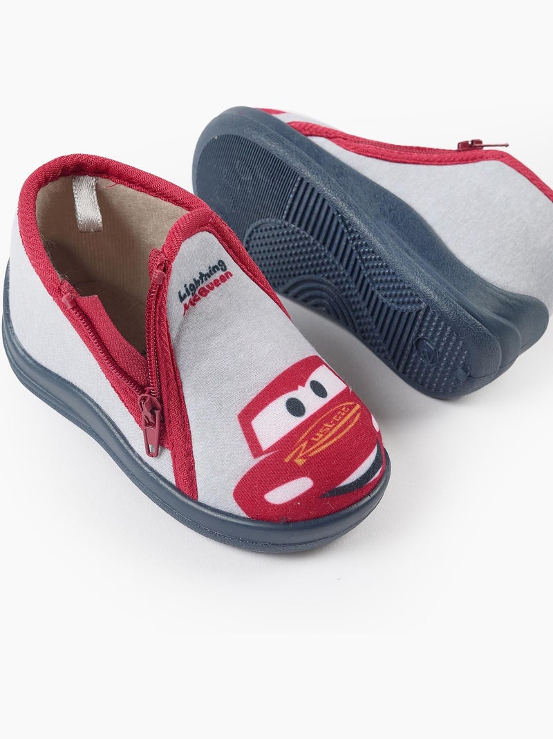 Chaussons avec imprimé Flash McQueen Gris clair - Kiabi