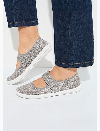 Chaussons babies à scratch largeur confort - Afibel