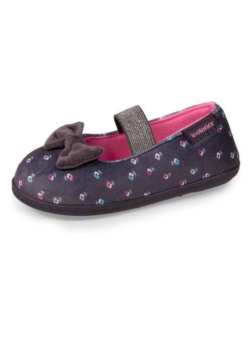 Chaussons ballerines à élastique, légers, confortables et faciles à enfiler, fille Isotoner - Kiabi