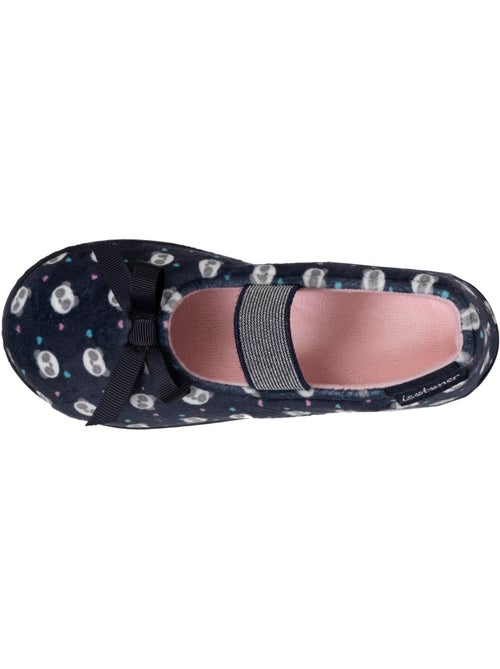 Chaussons ballerines avec élastique de maintien, semelle fille isotoner - Kiabi Chaussons ballerines avec élastique de maintien, semelle fille isotoner - Kiabi