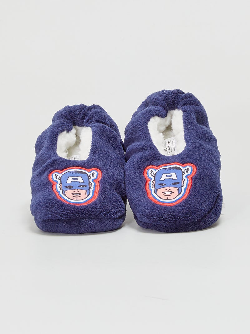Chaussons ballerines 'Avengers' Bleu - Kiabi