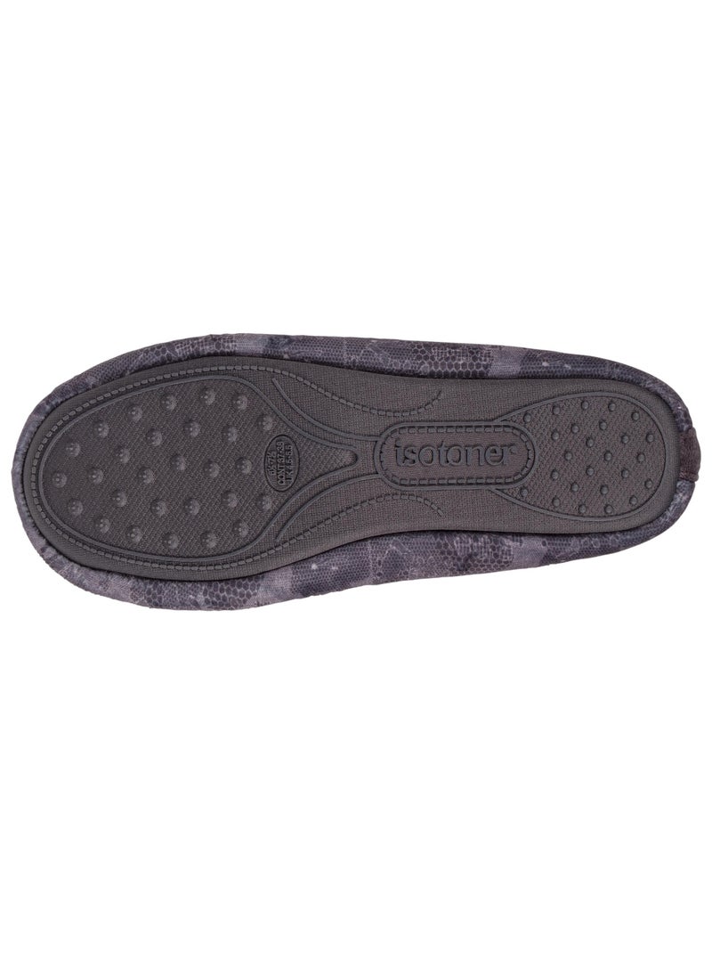 Chaussons Ballerines Blanc Gris - Kiabi