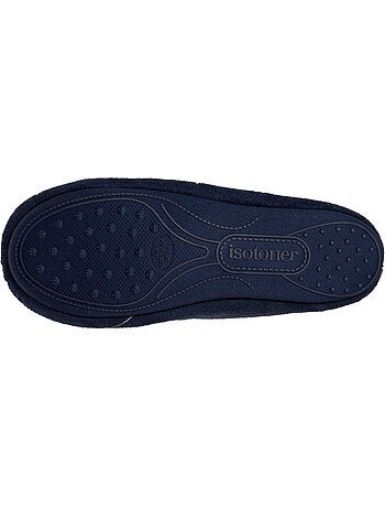 Chaussons ballerines broderie argentée, très confortables fille isotoner