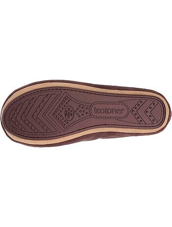 Chaussons ballerines détail nœud précieux femme isotoner