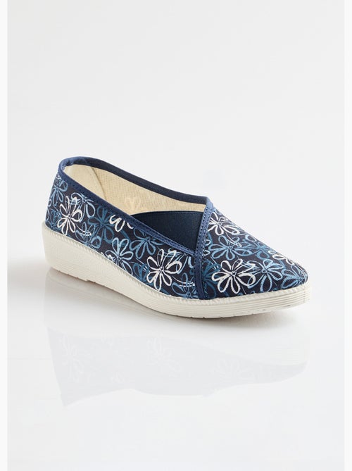 Chaussons ballerines élastiquée imprimées - Afibel - Kiabi