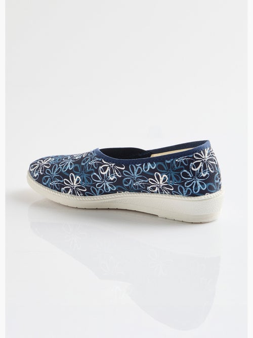 Chaussons ballerines élastiquée imprimées - Afibel - Kiabi