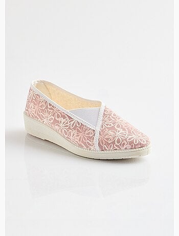 Chaussons ballerines élastiquée imprimées - Afibel