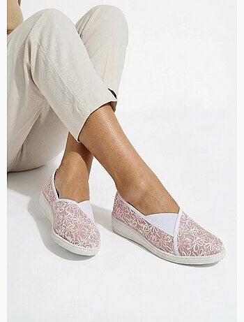 Chaussons ballerines élastiquée imprimées - Afibel