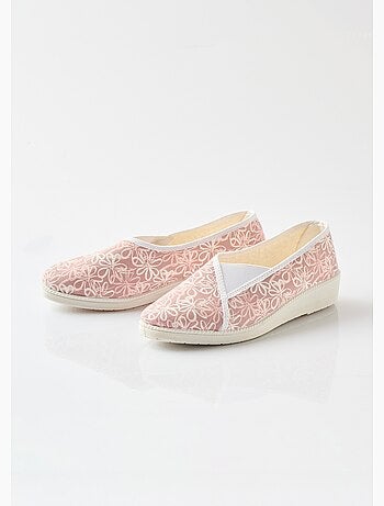 Chaussons ballerines élastiquée imprimées - Afibel