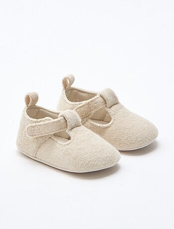 Chaussons ballerines en éponge