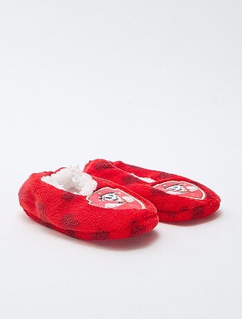 Chaussons ballerines en polaire 'Pat' Patrouille'