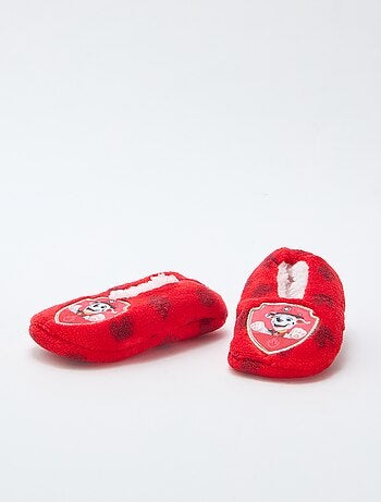 Chaussons ballerines en polaire 'Pat' Patrouille'