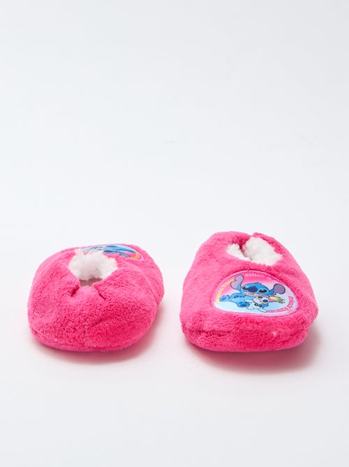 Chaussons ballerines en polaire 'Stitch' - Kiabi