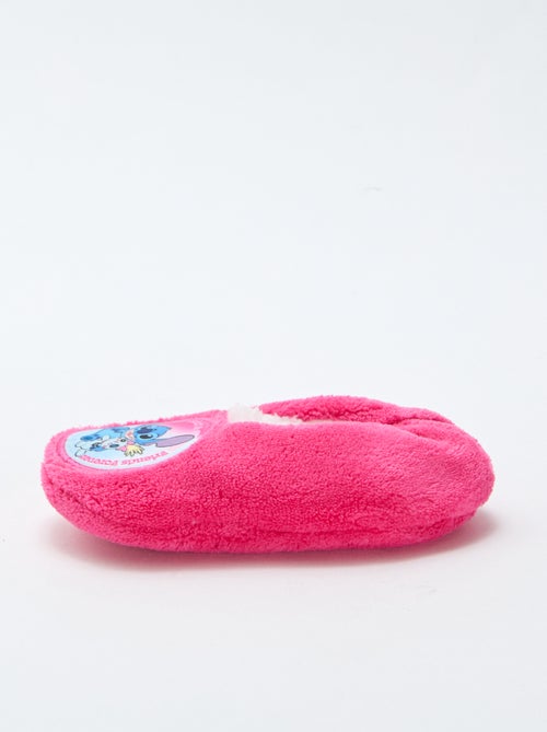 Chaussons ballerines en polaire 'Stitch' - Kiabi