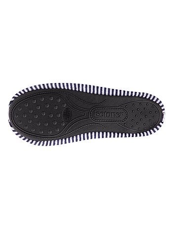 Chaussons ballerines en velours fille Isotoner