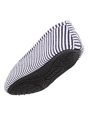 Chaussons ballerines en velours fille Isotoner