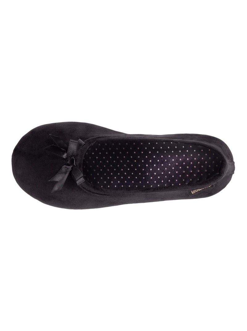Chaussons ballerines femme (amazon uniquement) Isotoner Noir - Kiabi