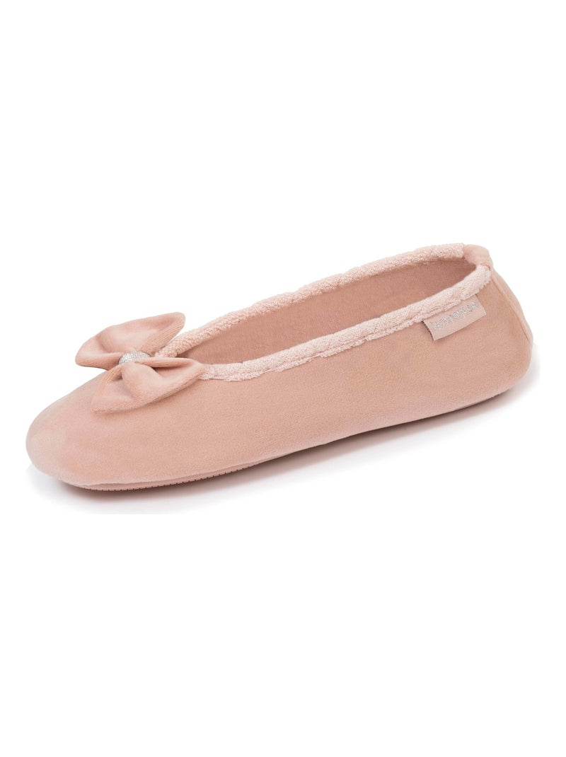 Chaussons ballerines femme blush Isotoner Blush - Kiabi
