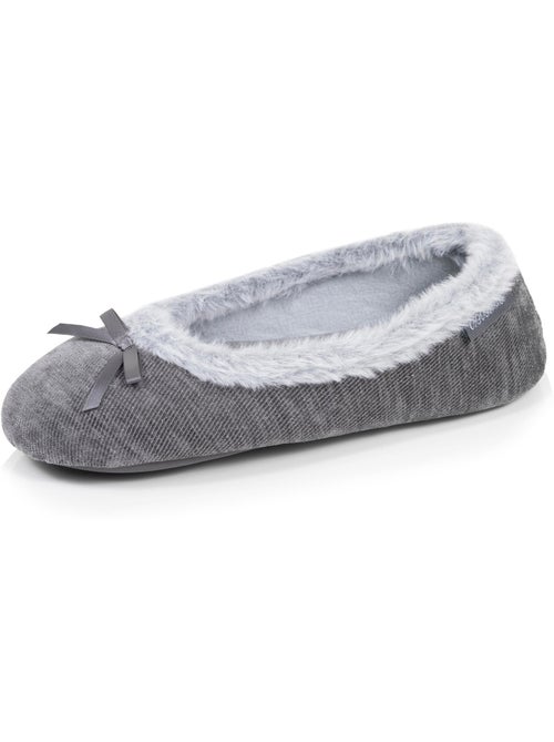 Chaussons ballerines femme Isotoner - Kiabi Chaussons ballerines femme Isotoner - Kiabi