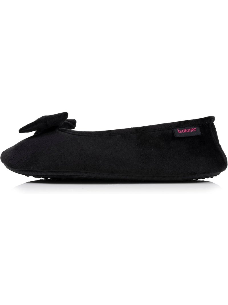 Chaussons ballerines  femme isotoner Noir - Kiabi