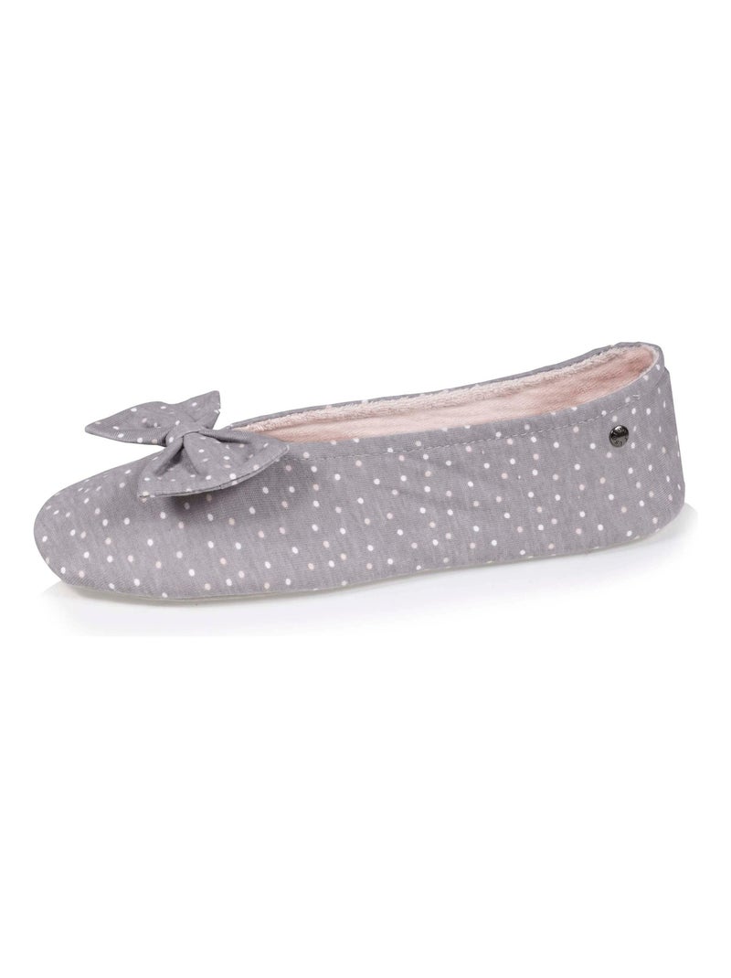 Chaussons ballerines Femme Pois Multicolore - Kiabi